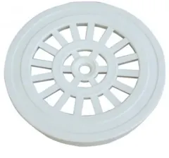 REJILLA PILETA 4 BLANCO SANITARIO GRIS