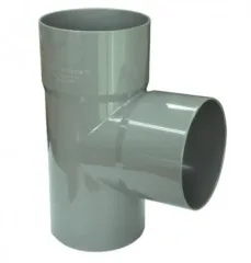 TEE 40X40 SANITARIO GRIS