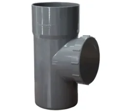 TEE REGISTRO 75 SANITARIO GRIS