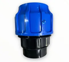 ENLACE COMPRESION HEMBRA HDPE 63X2