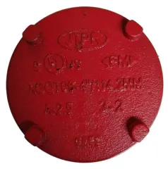 TAPA RANURADA UL/FM 3 PULGADAS