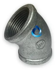 CODO 45G GALVANIZADO 1/2