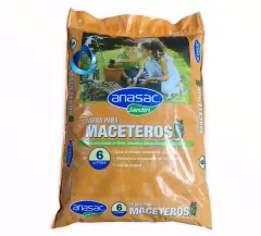 TIERRA PARA MACETEROS 6 LT ECO