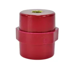 AISLADOR DE BARRIL M8 10KV 25X35MM ROJO