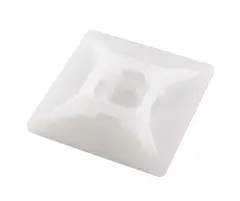 BASE AUTOADHESIVA NATURAL 28X28MM 100 UNIDADES