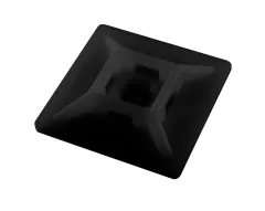 BASE AUTOADHESIVA NEGRA 28X28MM 10 UNID