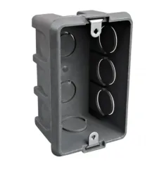 CAJA ELECTRICA LOZA C/OREJA METALICA GRIS