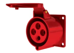 ENCHUFE HEMBRA EMBUTIDA 16A 3PT 380V IP44