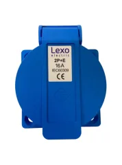 ENCHUFE HEMBRA EMBUTIDA 16A 2PT SALIDA/DOM