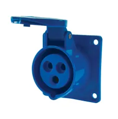 ENCHUFE HEMBRA EMBUTIDA 16A 2PT 220V IP44