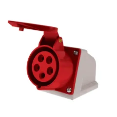 ENCHUFE HEMBRA SOBREPUESTO 32A 3PNT 380V IP44