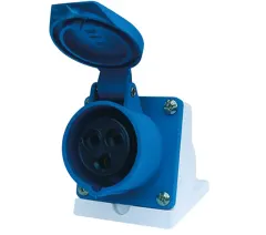 ENCHUFE HEMBRA SOBREPUESTO 16A 3PNT 380V IP44