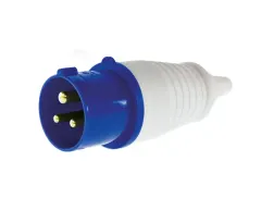 ENCHUFE MACHO VOLANTE 16A 2PT 220V IP44