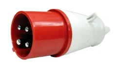 ENCHUFE MACHO VOLANTE 16A 3PNT 380V IP44