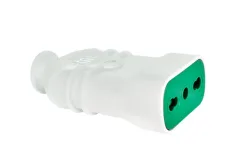 ENCHUFE HEMBRA 2PT 10A 250VAC BLANCO