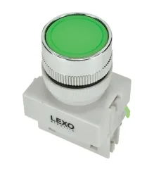 PULSADOR VERDE 1NO