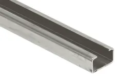 RIEL RC 19X35X1MM ZINCADO 1 METRO