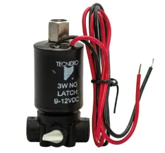 SOLENOIDE 3 VIAS TECNIDRO DC 12V C/BASE