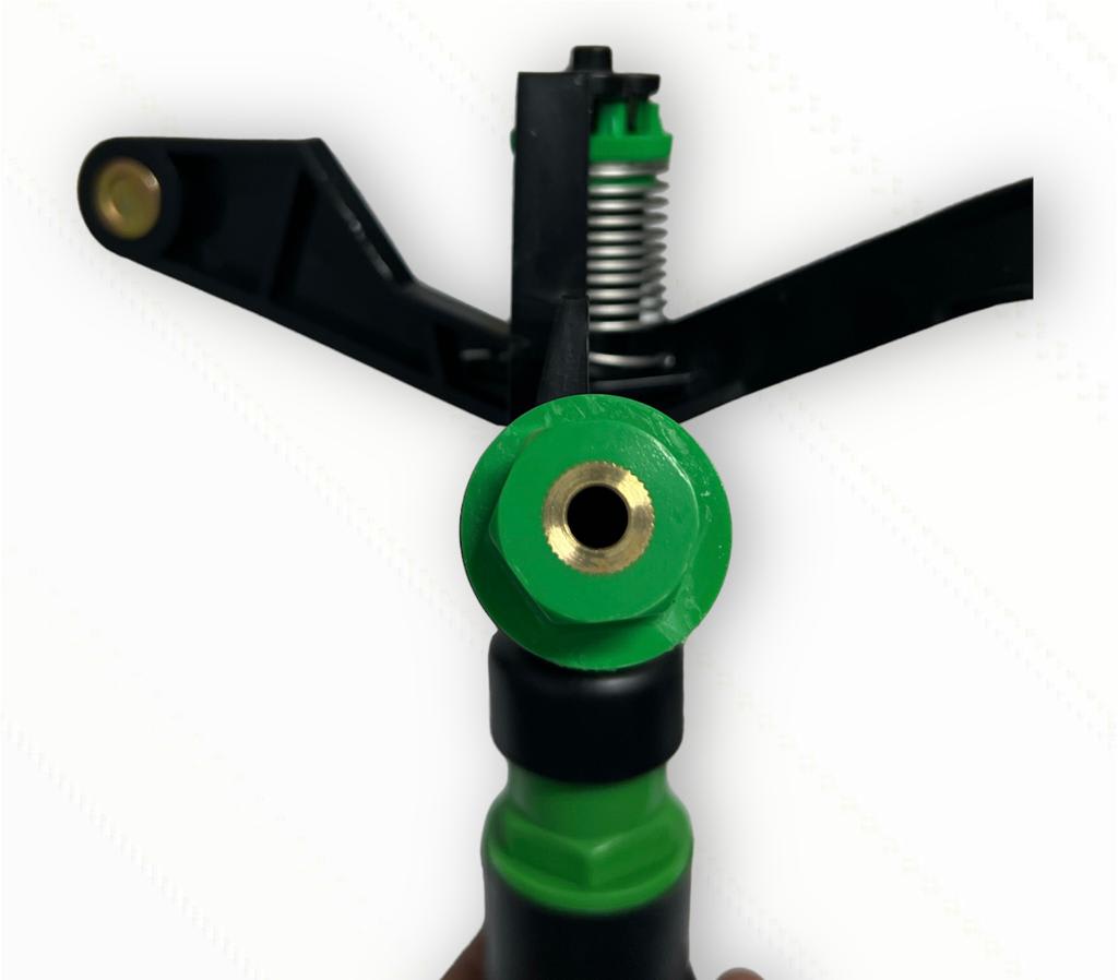 ASPERSOR IMPACTO 1 PULGADA PLAST 360 GRADOS VERDE2