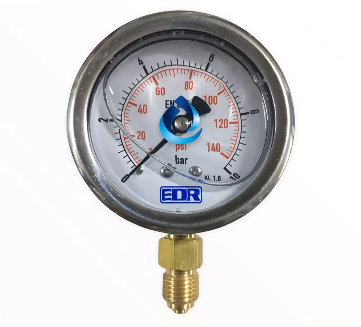 MANOMETRO GLICERINA 0-10 BAR EDR 63MM1