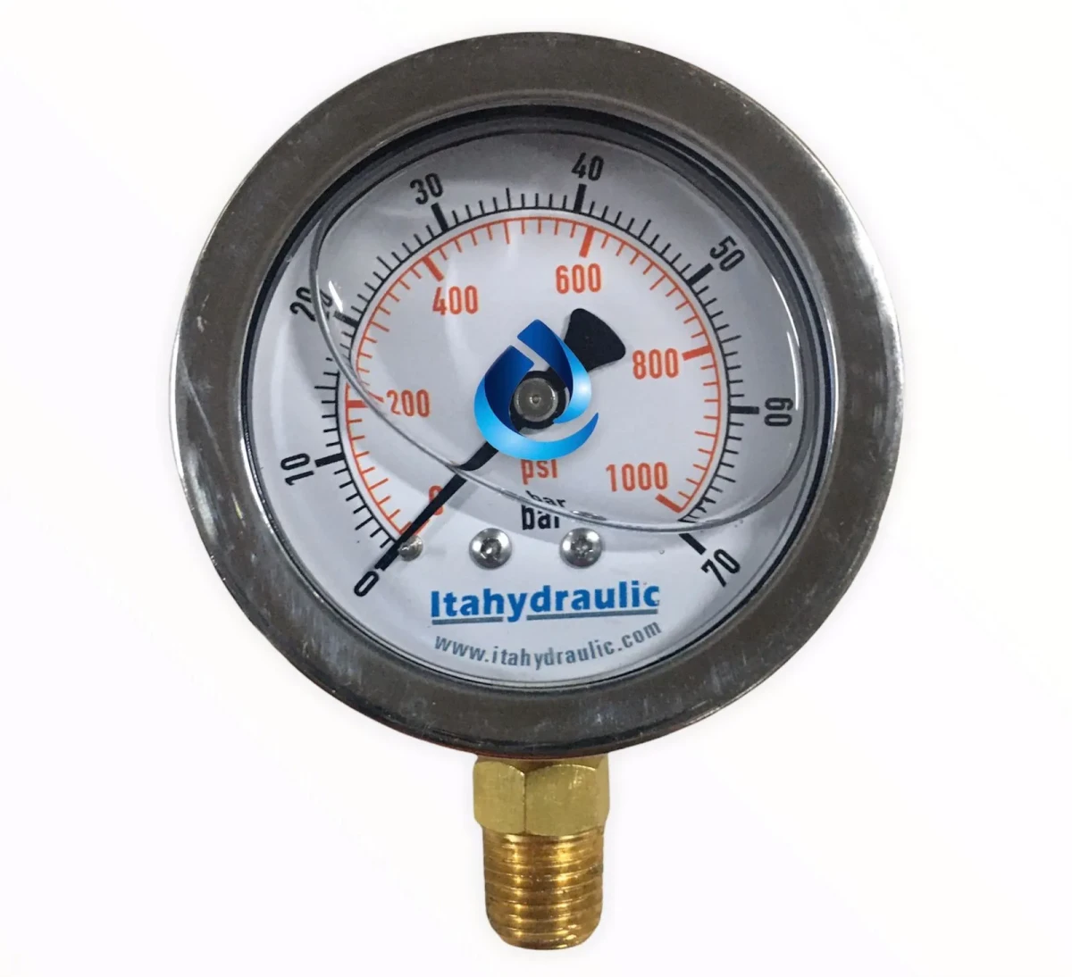 MANOMETRO GLICERINA 0-70 BAR 63MM1