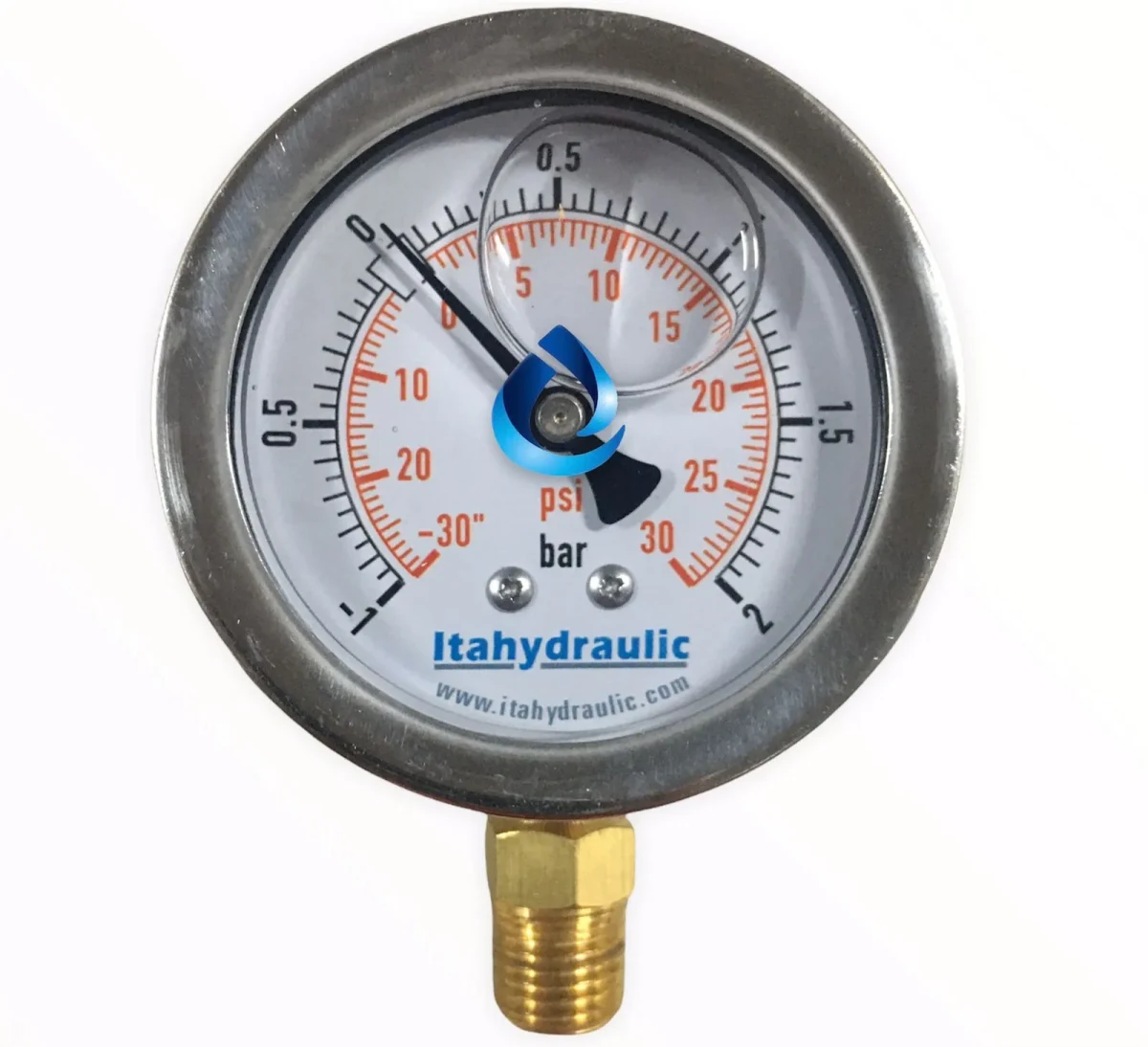 MANOMETRO GLICERINA -1 A 2 BAR 63MM1