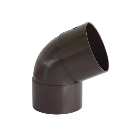 CODO CANALETA HEMBRA-HEMBRA MARRON 75MMX65G1