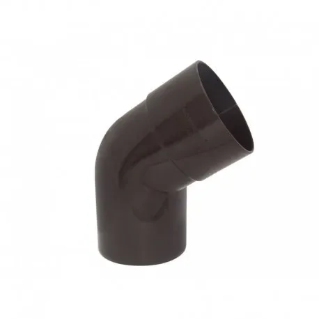 CODO CANALETA MACHO-HEMBRA MARRON 80MMX65G1