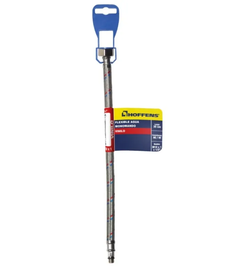 FLEXIBLE HE-HI M10X1 X 1/2 35CM VINILO1