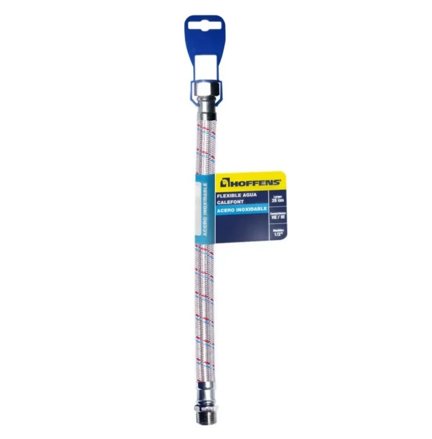 FLEXIBLE CALEFONT HE-HI 1/2 35 CM ACERO INOX1