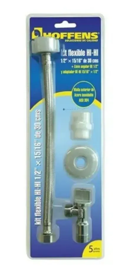 KIT LLAVE ANGULAR MAS FLEXIBLE ACERO INOX1