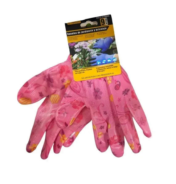 GUANTES DE JARDINERIA ROSADO TALLA 91