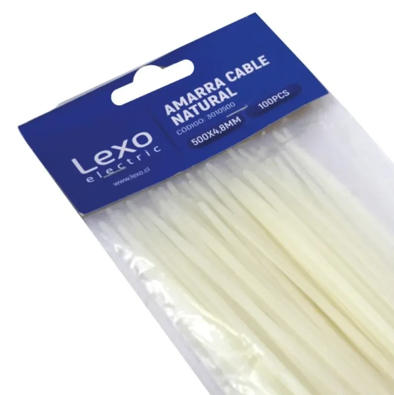 AMARRA BLANCA 4.8 X 500MM 100 UNIDADES1