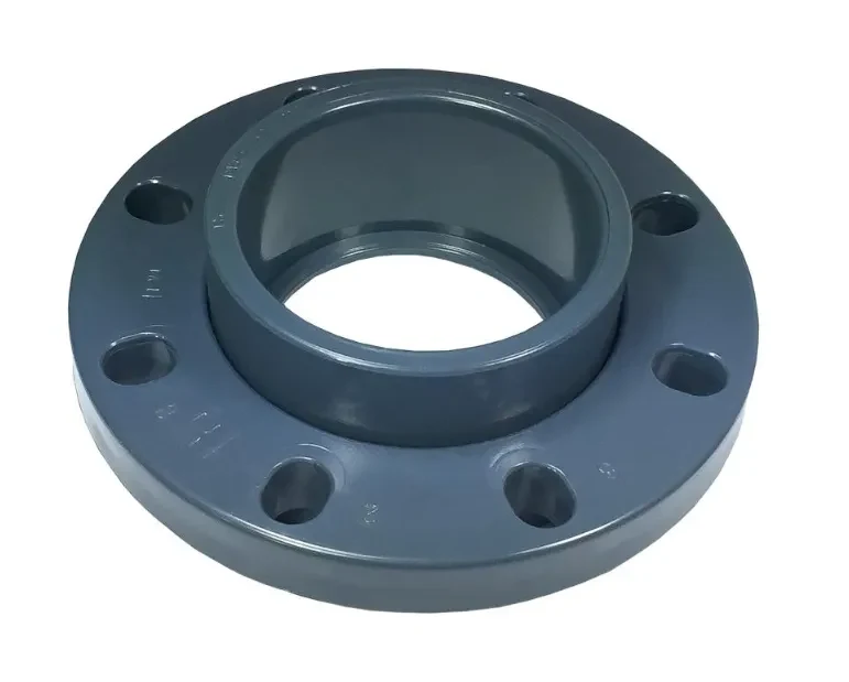 BRIDA CON MANGUITO 200MM PVC1