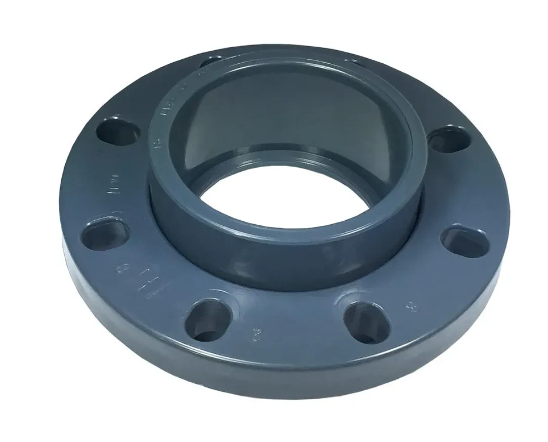 BRIDA CON MANGUITO 125MM PVC1