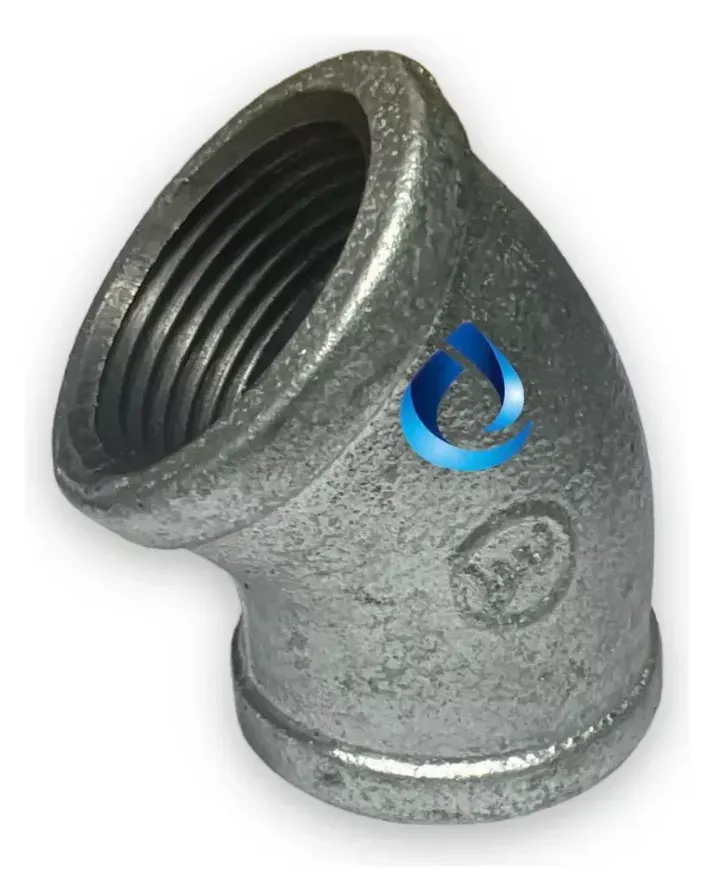 CODO 45G GALVANIZADO 1/21