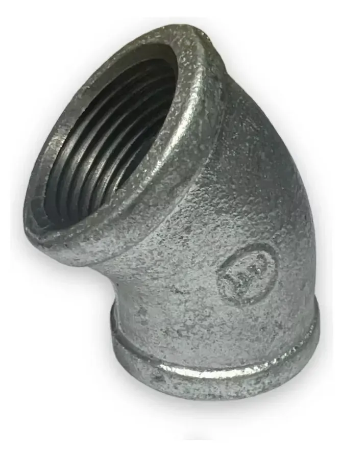 CODO 45G GALVANIZADO 3/41