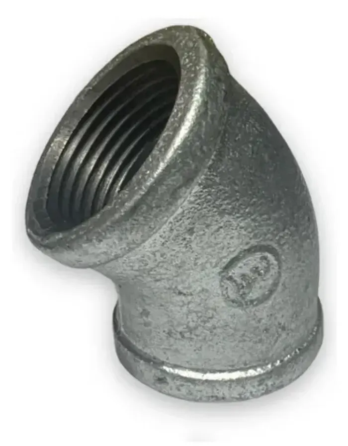 CODO 45G GALVANIZADO 1 1/21