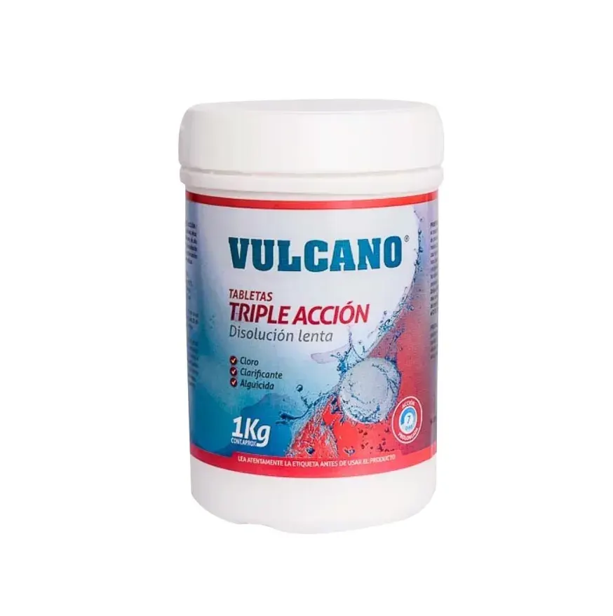 CLORO TRIPLE ACCION VULCANO 1KG1