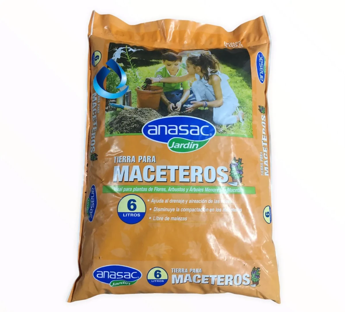 TIERRA PARA MACETEROS 6 LT ECO1