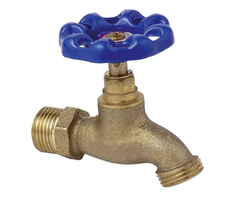LLAVE JARDIN 1/2 HE HE BRONCE MANILLA AZUL PN161