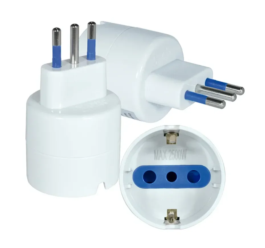 ADAPTADOR SCHUKO CON PROTECTOR 2PT 10A 250V1