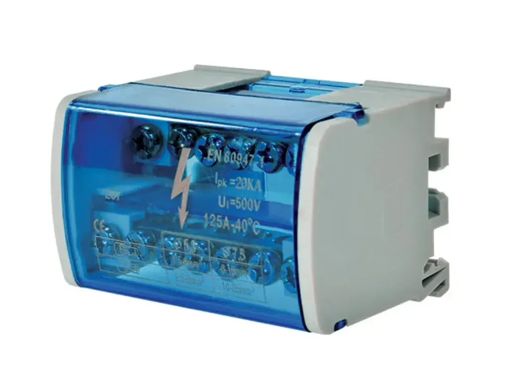 BARRA REPARTIDORA BIPOLAR 7 POLOS 125A1