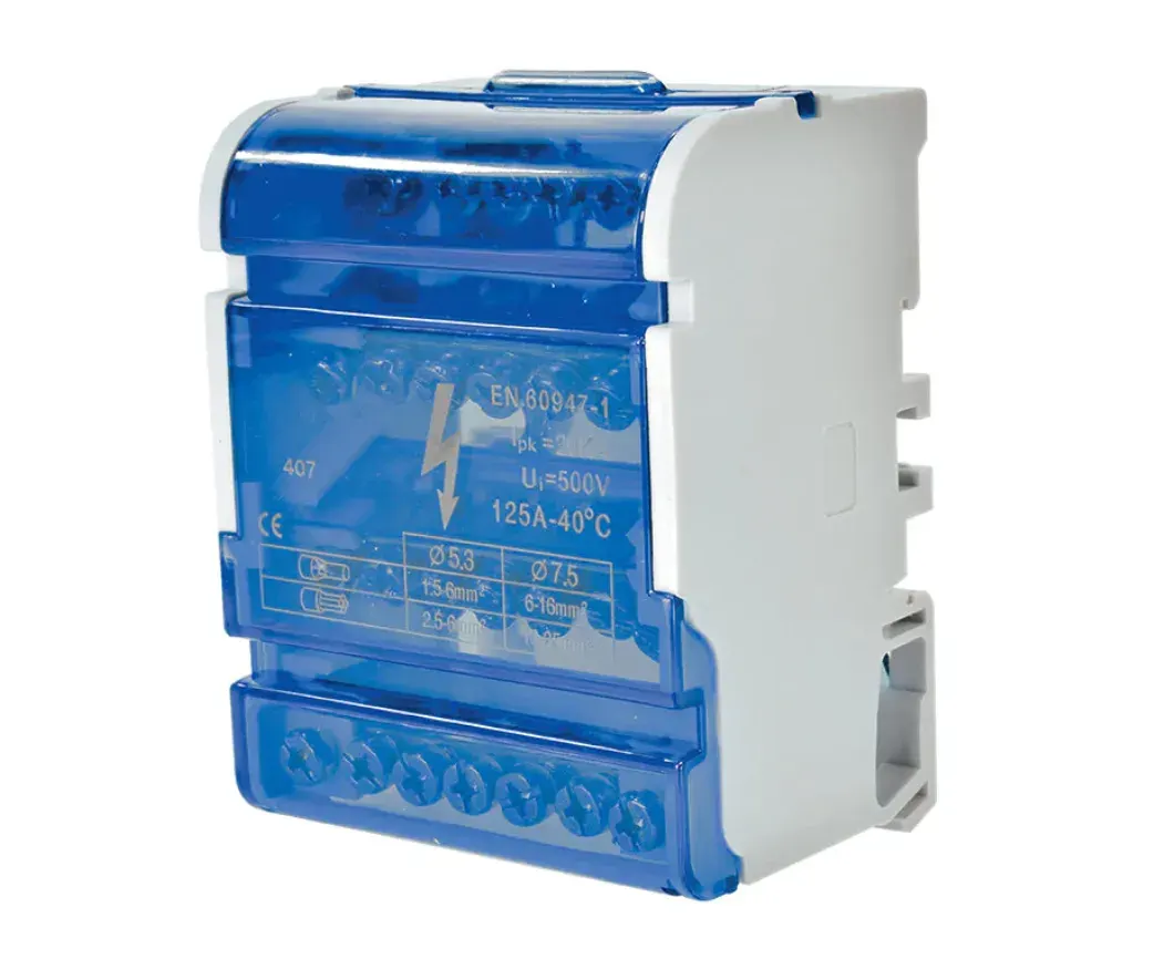 BARRA REPARTIDORA TETRAPOLAR 7 POLOS 125A1