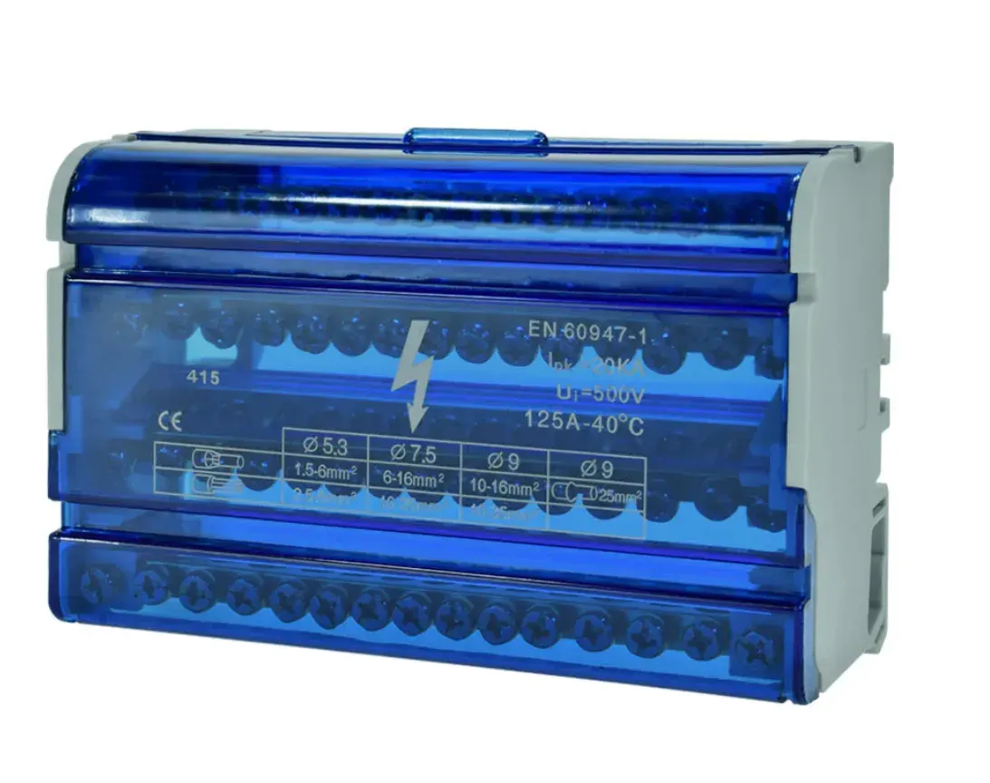 BARRA REPARTIDORA TETRAPOLAR 15 POLOS 125A1