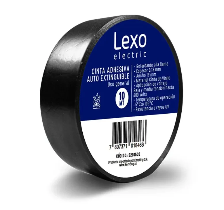 CINTA AISLANTE VINILICA 19MM NEGRA 10 METROS1