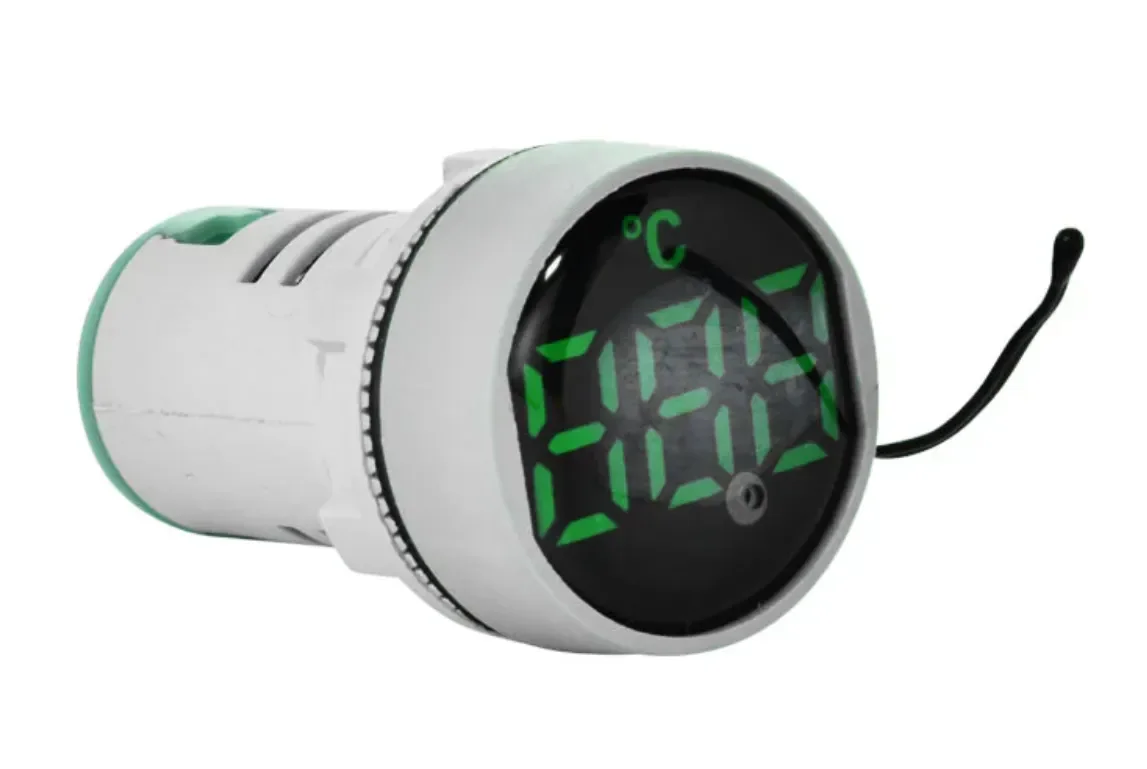 LUZ PILOTO VERDE CON TERMOMETRO AC 50-380V1