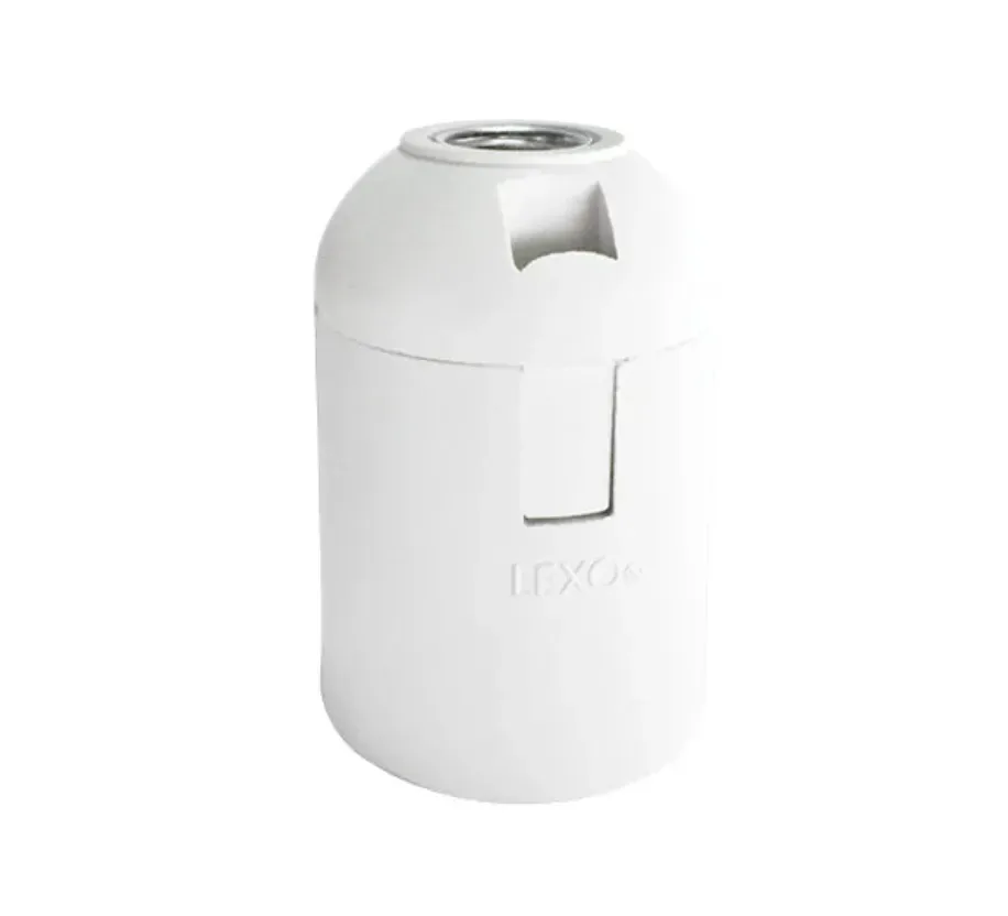 PORTA LAMPARA BLANCO E-27-H1