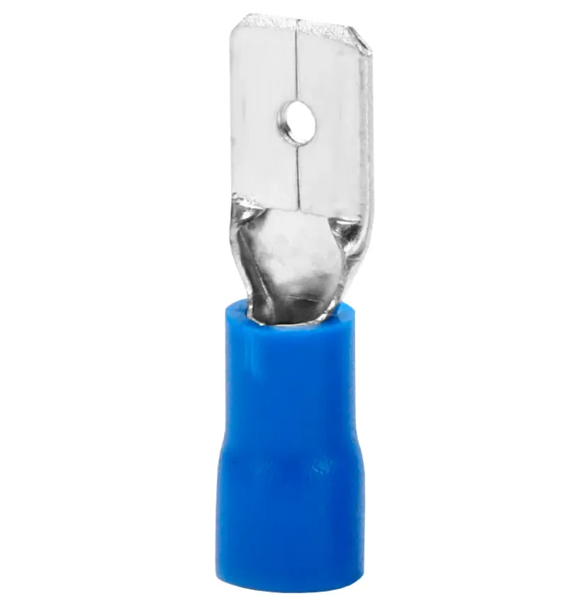 TERMINAL MACHO/MED/AISLADO AZUL 14-16AWG 50UNI1