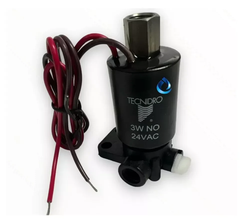 SOLENOIDE 3 VIAS TECNIDRO NA 24V C/BASE1